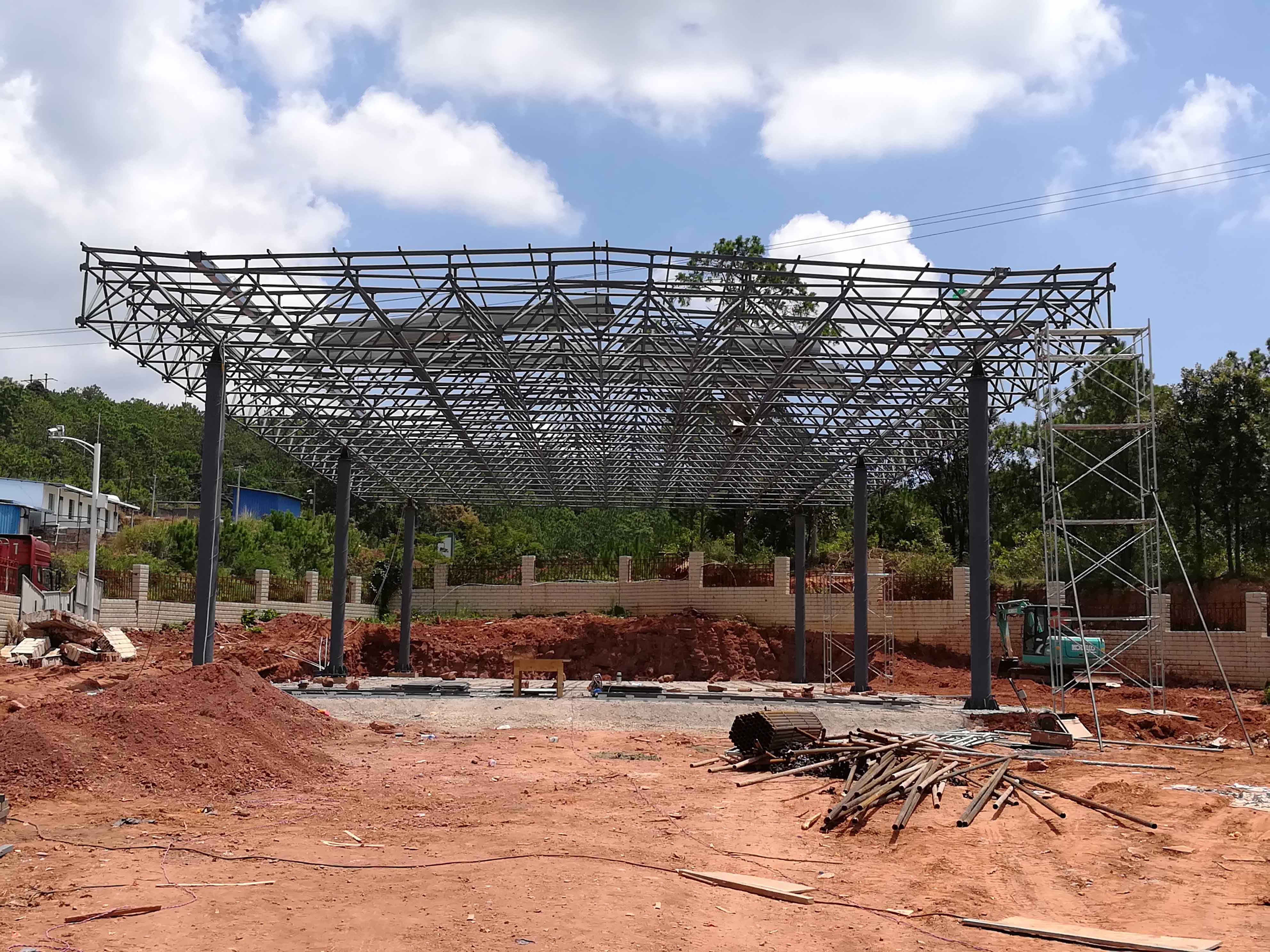 上虞加油站网架屋面