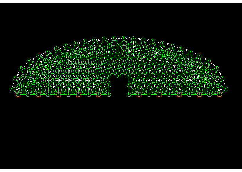 上虞锡林浩特91跨，1000米长干煤棚网架设计